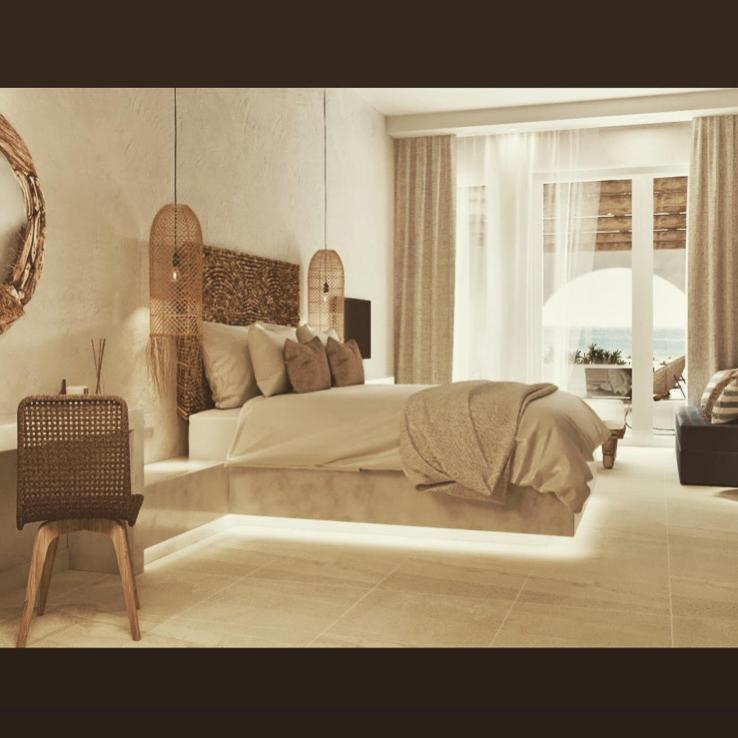 Delfini Beach Hotel & Suites Archangelos  Eksteriør billede