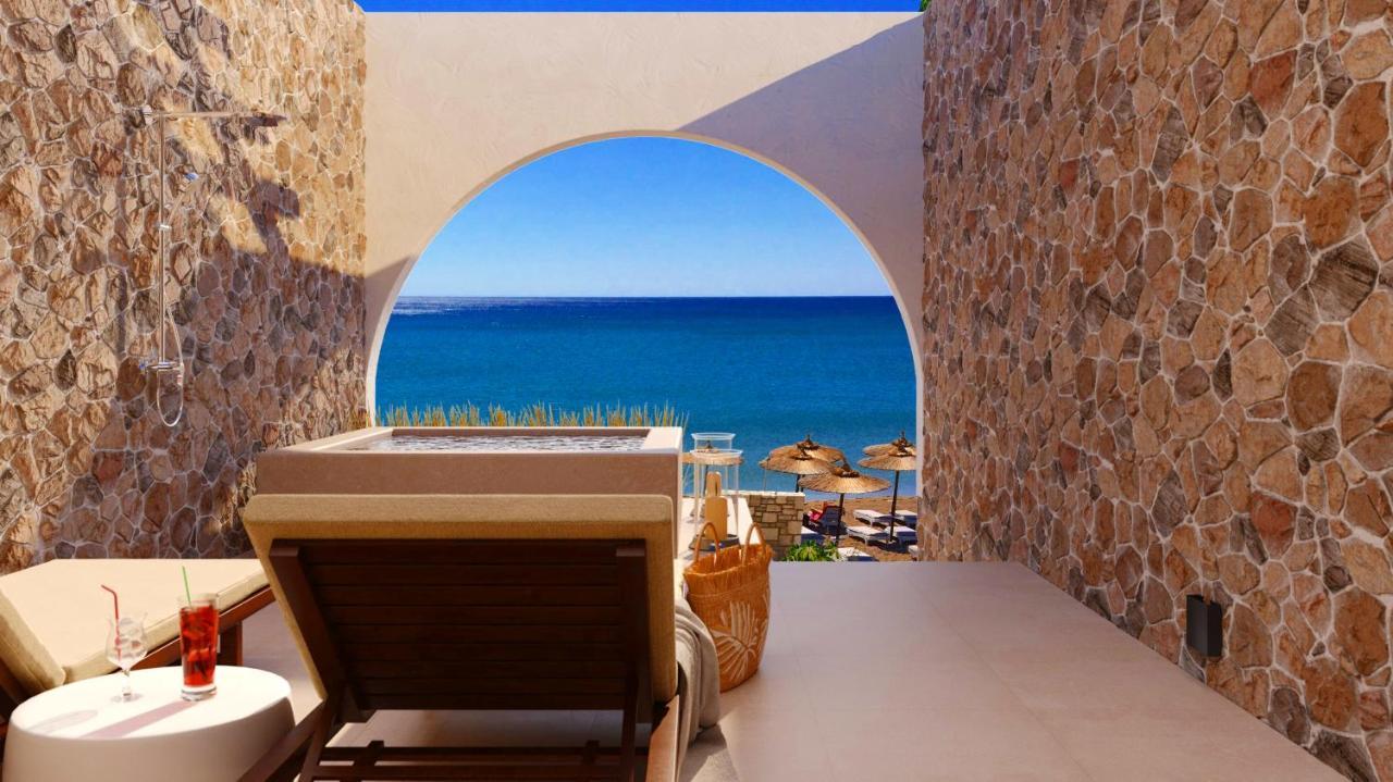 Delfini Beach Hotel & Suites Archangelos  Eksteriør billede