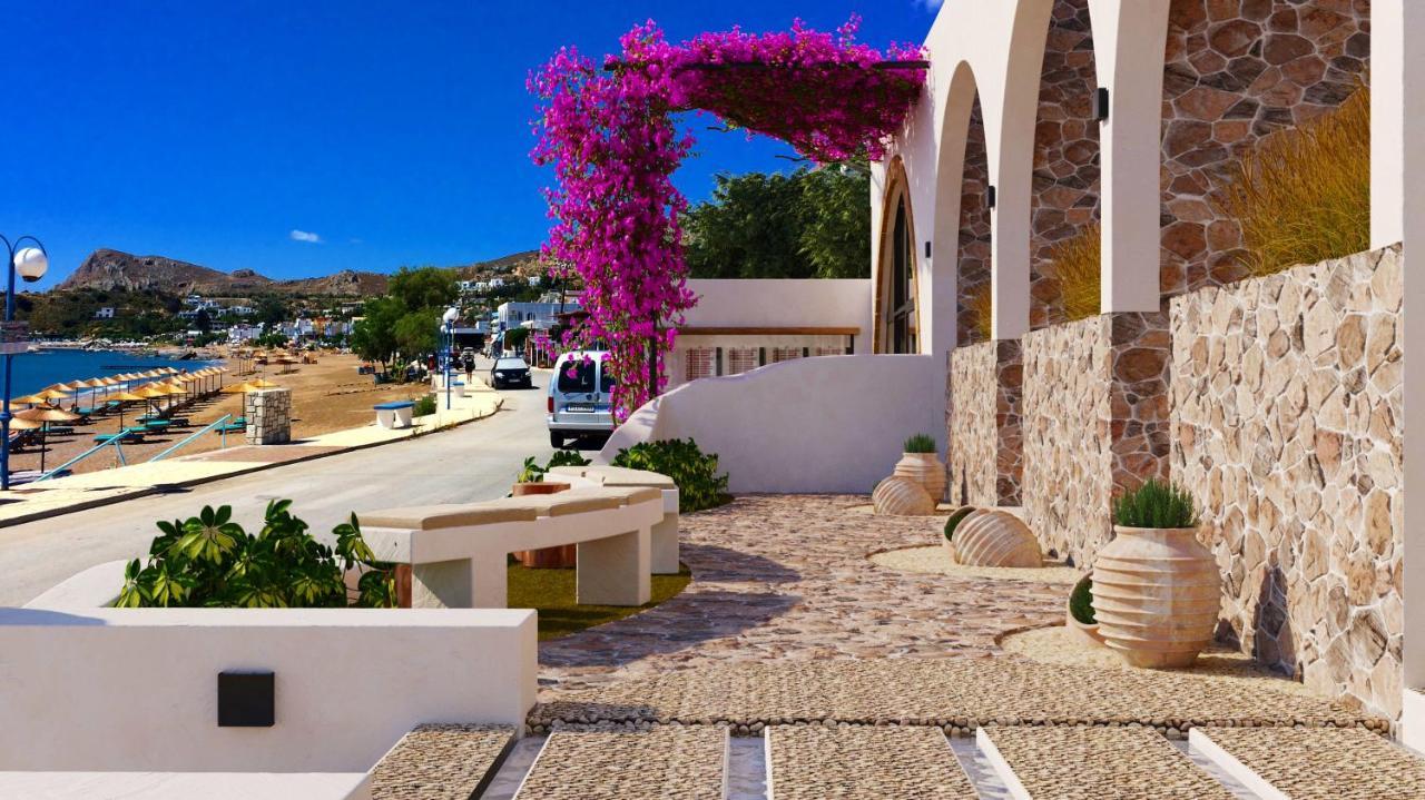 Delfini Beach Hotel & Suites Archangelos  Eksteriør billede