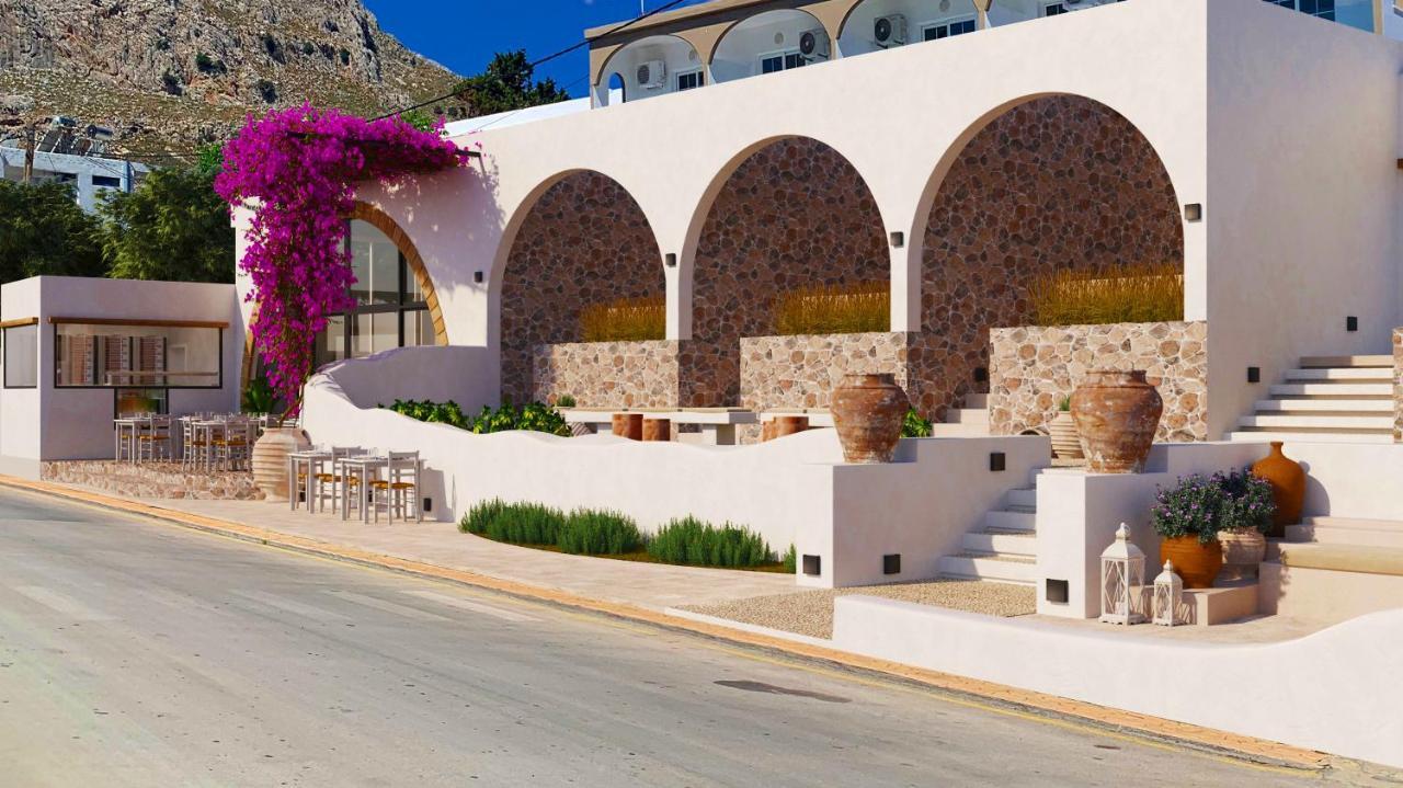 Delfini Beach Hotel & Suites Archangelos  Eksteriør billede